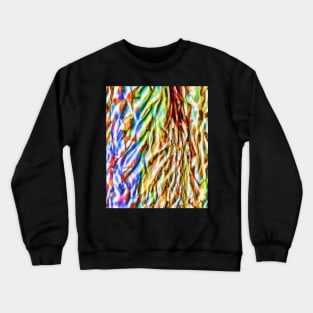 Abstract vibrant bark texture Crewneck Sweatshirt